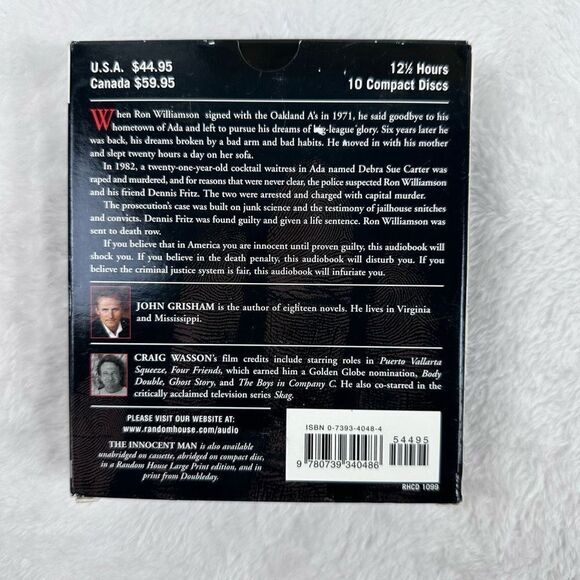 The Innocent Man : Murder & Injustice in a Small Town by John Grisham Audiobook - Picture 2 of 6